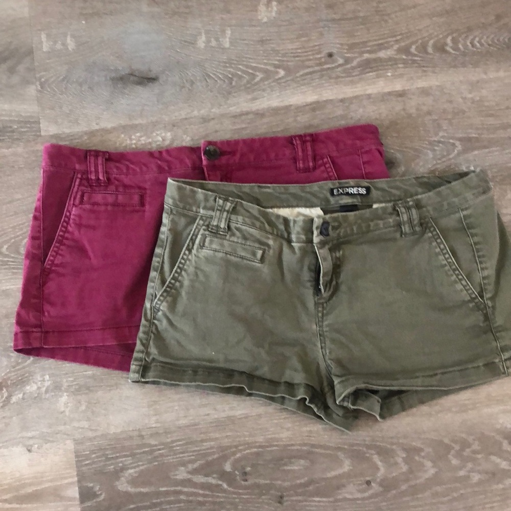 Pair of Express trouser shorts - size 2